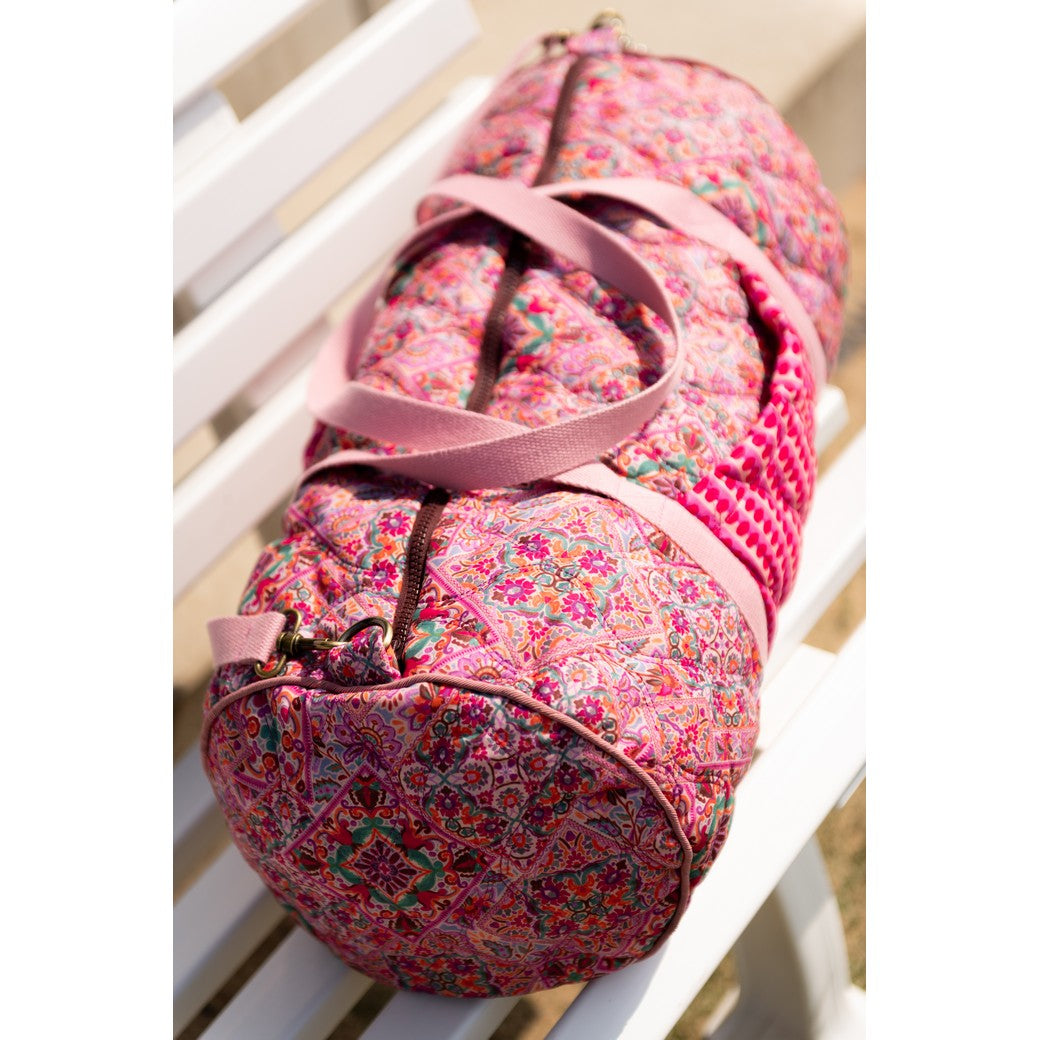 Cotton voile stepped digital patchwork