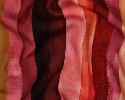 Viscose Radiance Digital Stripes