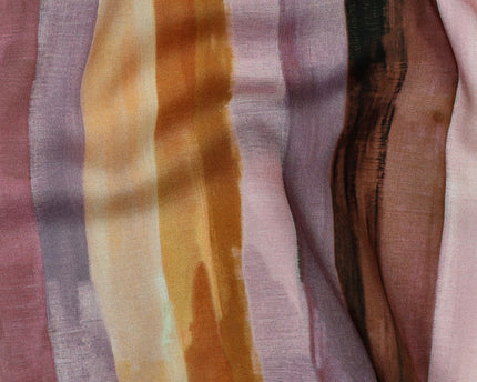 Viscose Radiance Digital Stripes