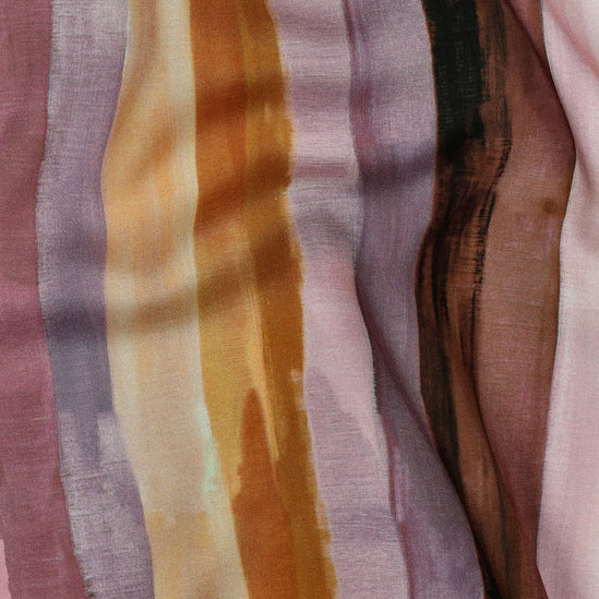 Viscose Radiance Digital Stripes