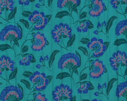 Double Gauze Quilted Flowers