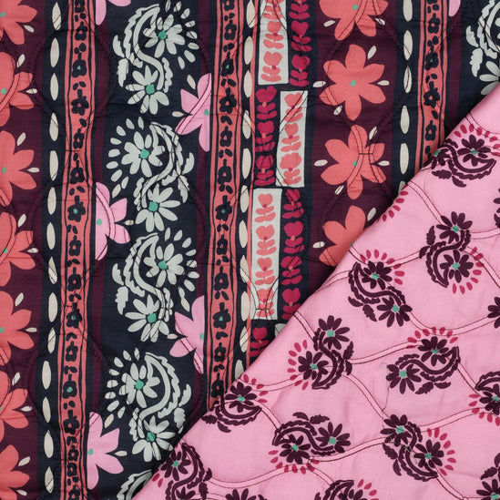 Cotton voile quilted flowers (in nabestelling, snel weer op voorraad)