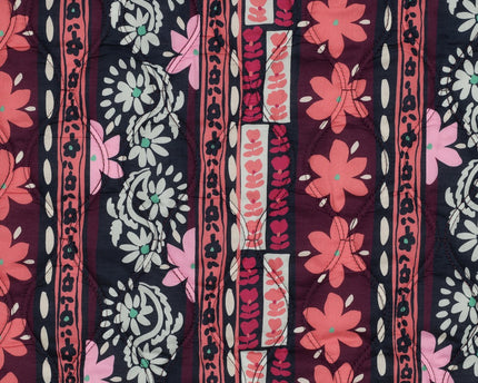 Cotton voile quilted flowers (in nabestelling, snel weer op voorraad)