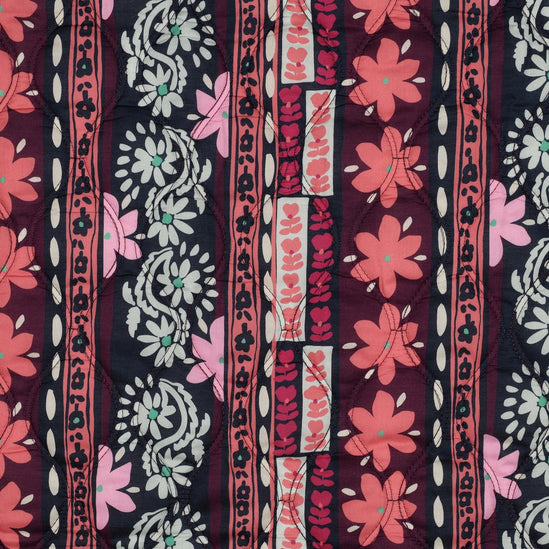 Cotton voile quilted flowers (in nabestelling, snel weer op voorraad)