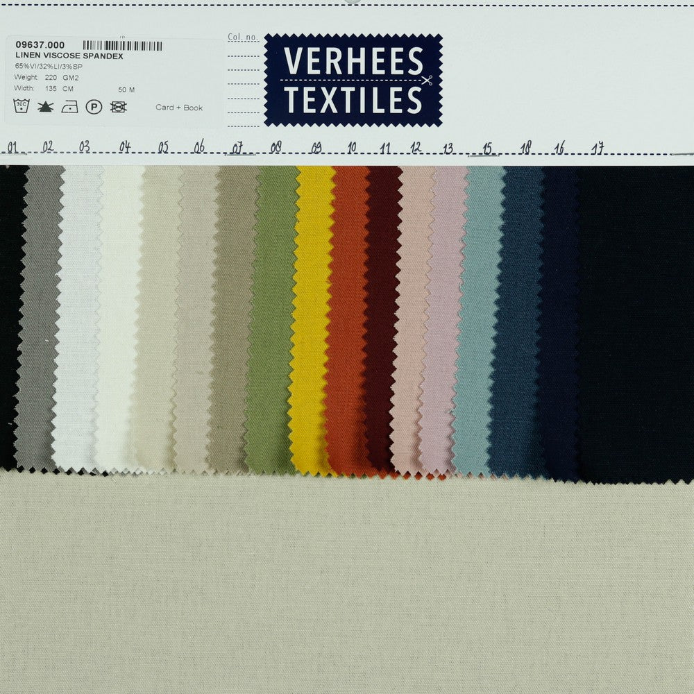 Linnen viscose spandex