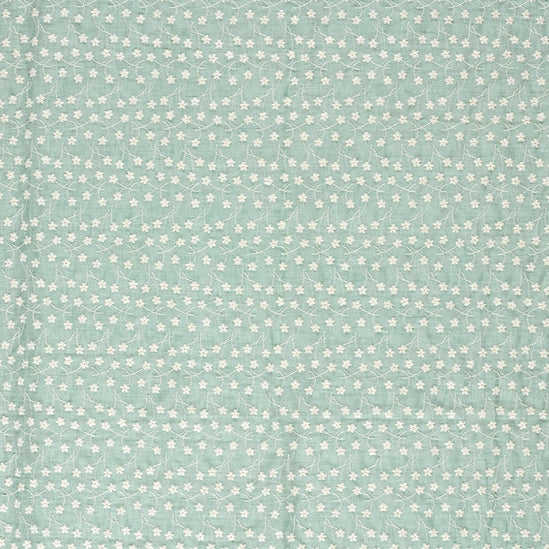Cotton voile embroidery