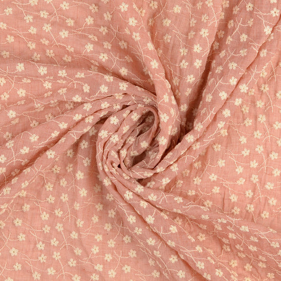 Cotton voile embroidery