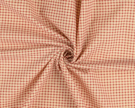 Cotton Cretonne check
