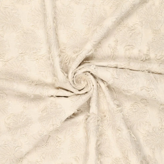 Ruffle Jacquard Linen