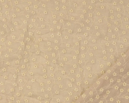 Cotton voile embroidery