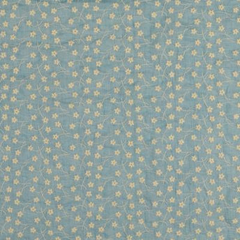 Cotton polyester embroidered voile (Coupon 1,05 meter)