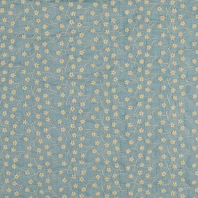 Cotton polyester embroidered voile (Coupon 1,05 meter)