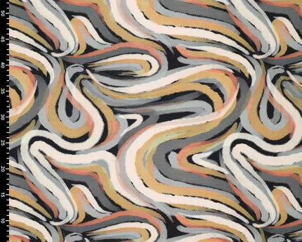 Digi Grey Hues Cotton Spandex (Coupon 1.5m)