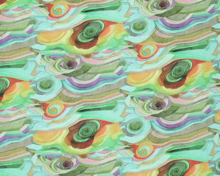 Digi Starry Night Cotton Spandex (Coupon 1.5m)