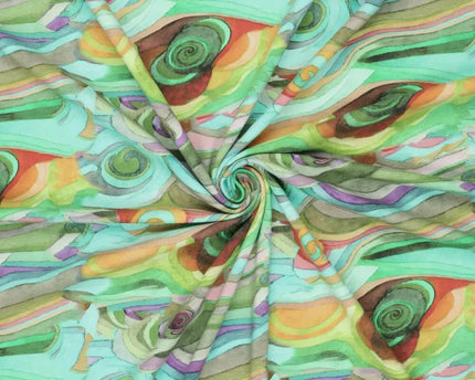 Digi Starry Night Cotton Spandex (Coupon 1.5m)