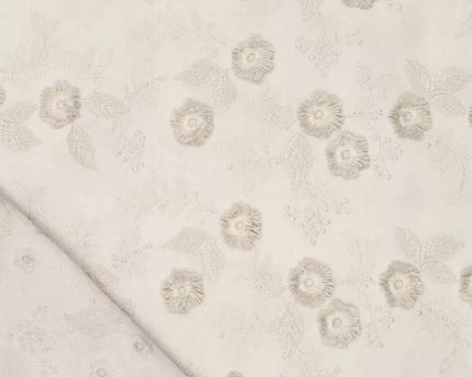 Catchy flowers embroidery (Coupon 40 cm)