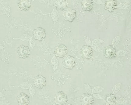 Catchy flowers embroidery