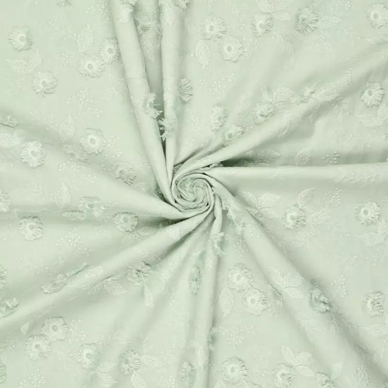Catchy flowers embroidery