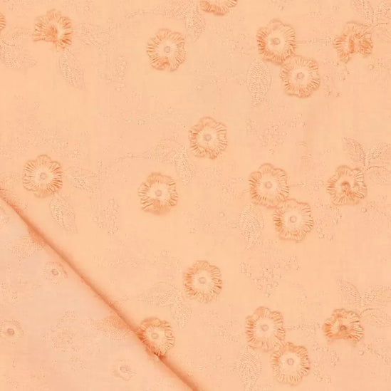 Catchy flowers embroidery
