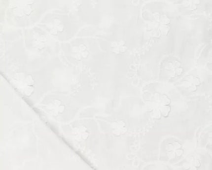 Catchy flora embroidery