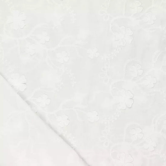 Catchy flora embroidery