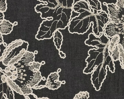 Flora Embroidery Denim