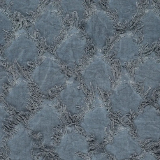 Naaipakket Jutta Bomberjack Ruffles (Vintage fringe diamonds blauw)