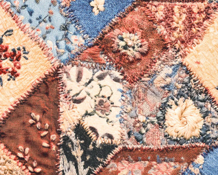 Denim Rose Patch cotton twill