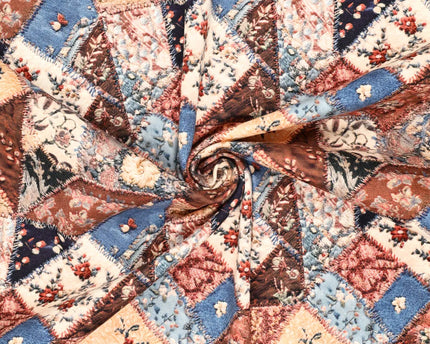 Denim Rose Patch cotton twill
