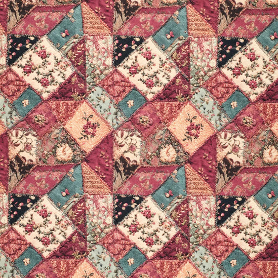 Denim Rose Patch cotton twill