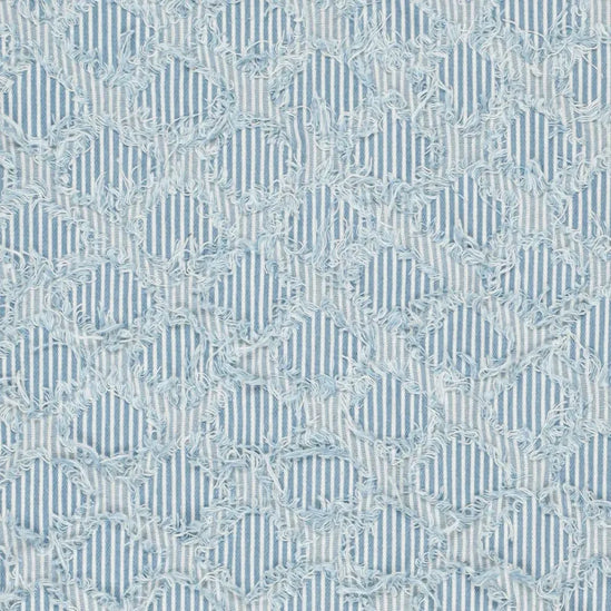 Denim Ruffle Stripes