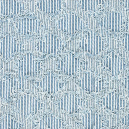 Denim Ruffle Stripes