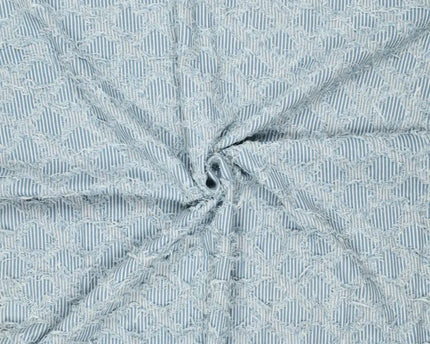 Denim Ruffle Stripes