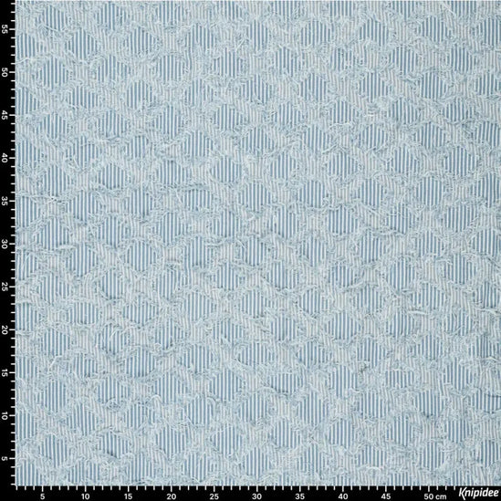 Denim Ruffle Stripes