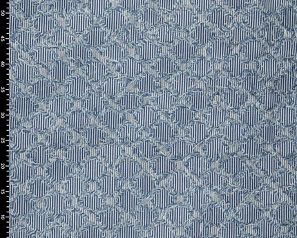 Denim Ruffle Stripes