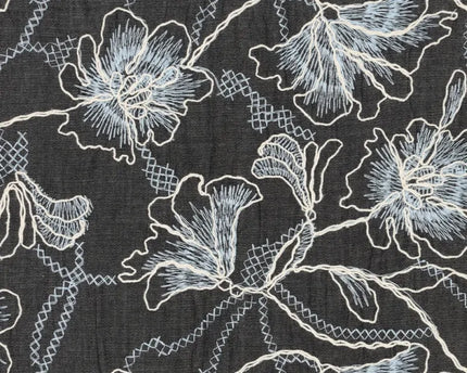 Denim Embroidery Lisa