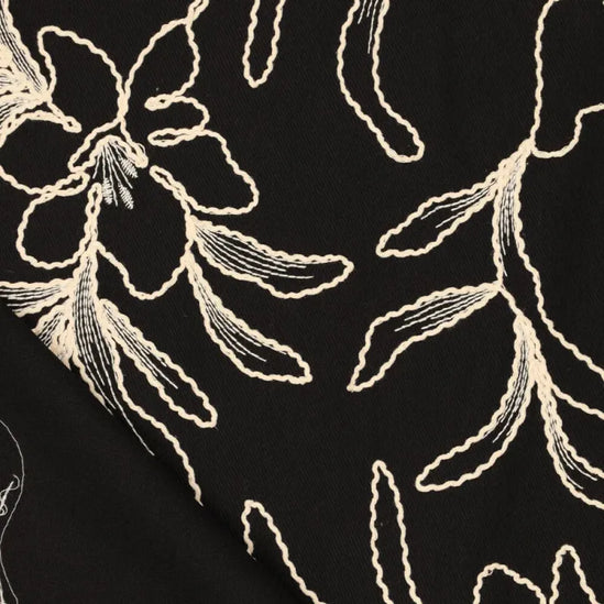 Luana Cotton Gabardine Embroidery
