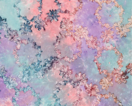 Tie dye Eva Tape Embroidery