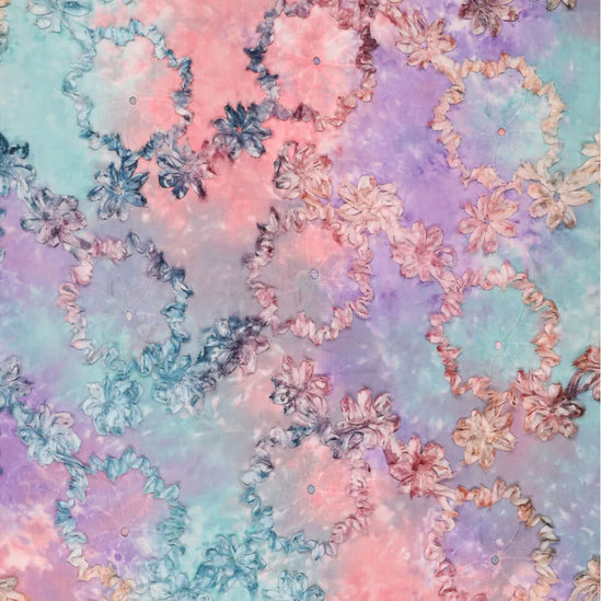 Tie dye Eva Tape Embroidery