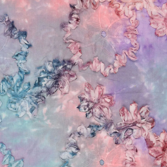 Tie dye Eva Tape Embroidery