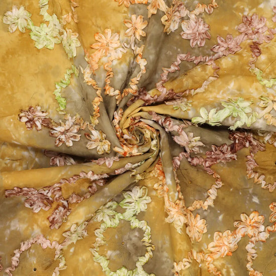 Tie dye Eva Tape Embroidery