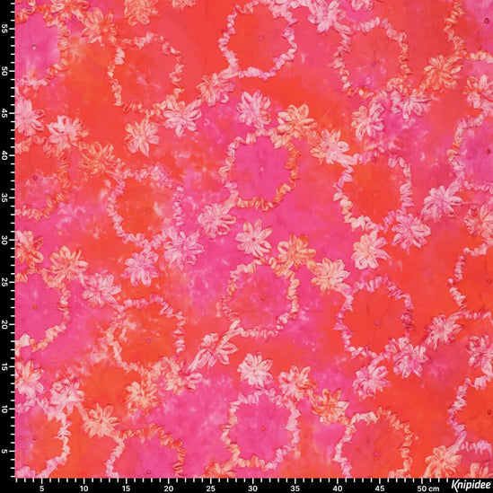 Tie dye Eva Tape Embroidery