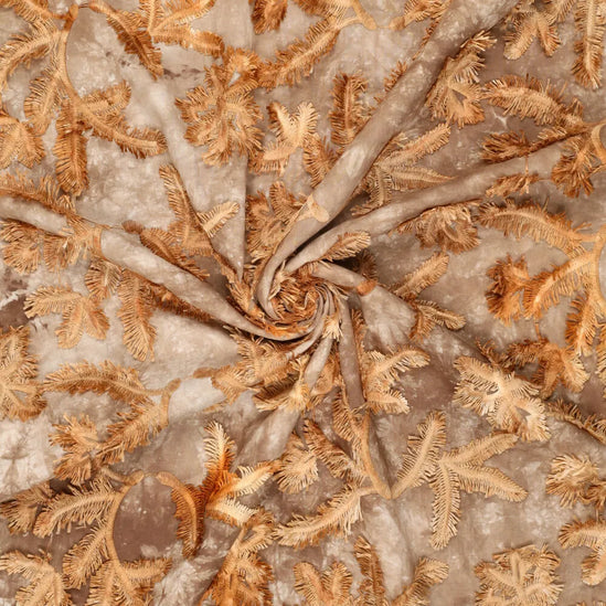 Tie Dye Palmy Embroidery