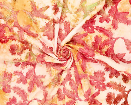 Tie Dye Palmy Embroidery