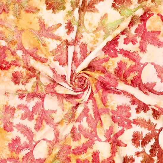 Tie Dye Palmy Embroidery