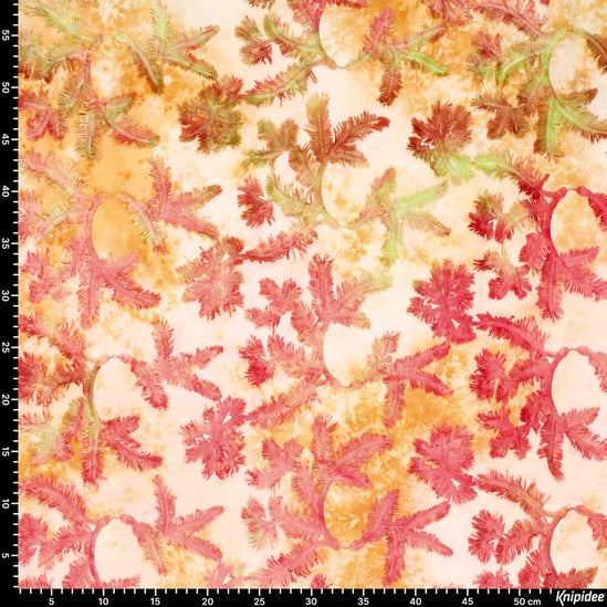 Tie Dye Palmy Embroidery