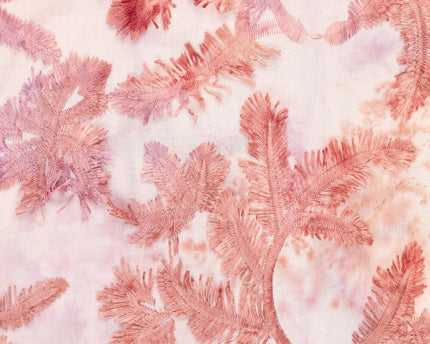 Tie Dye Palmy Embroidery