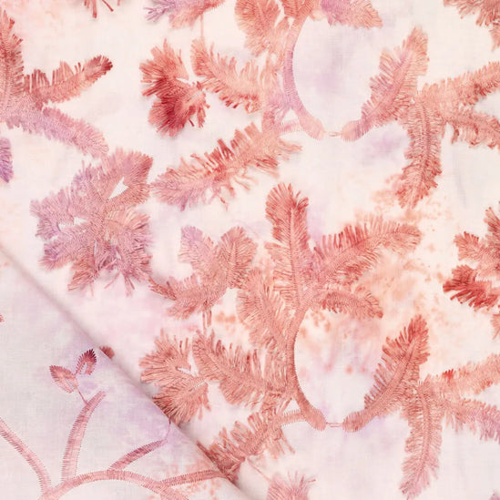 Tie Dye Palmy Embroidery