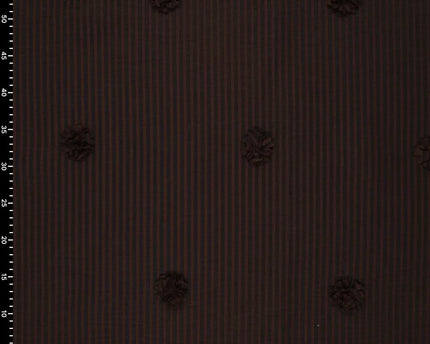 Seersucker Stripe Ruffy Flower