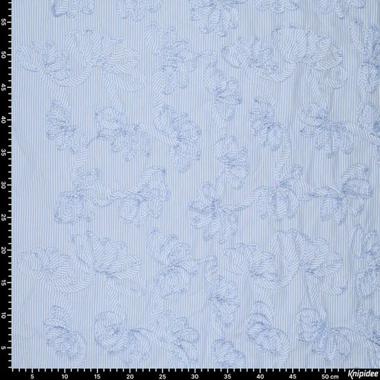 Cotton Stripe Embroidery (Coupon 55 cm)